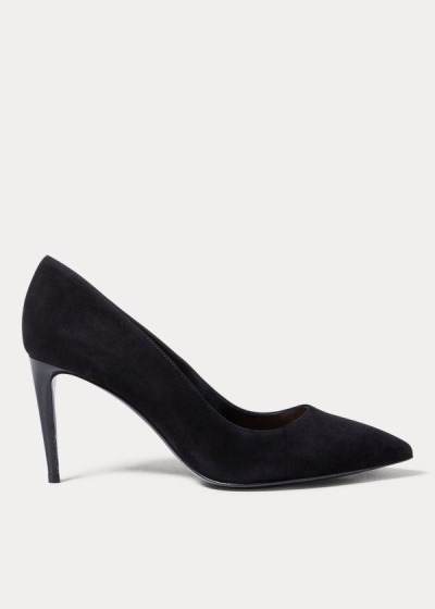 Ralph Lauren Armissa Suede Pumps Dame Danmark (FWPDN0521)